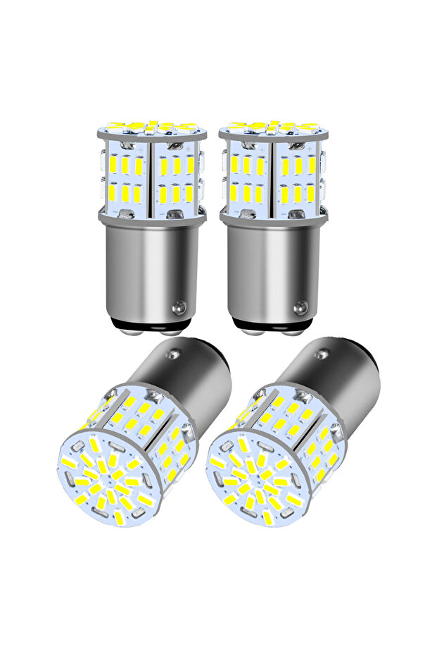 6000K 4PCS 1157 BAY15D 2/4/6/10PCS Ultra Bright P2MAX LED Bulbs 1156 BA15S S25 G18 P21W 1157 BAY15d