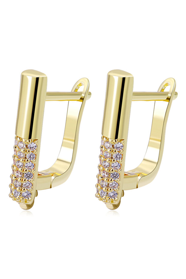 1 Pair-2 Pieces Gold Juya Handmade 18K Real Gold Plated Earwire Fasteners Earring Hooks Accessories
