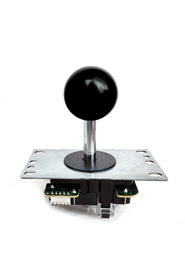black Copy Sanwa Joystick 8 Way Arcade Stick Battop Round Top 5Pins Connector For USB Board PC Game