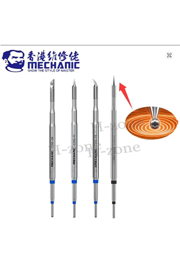 رؤوس لحام C210 4 في 1 من MECHANIC، رؤوس حديد اللحام لـ JBC، متوافقة مع مقبض T210 وJBC CD-2SD/2SHE