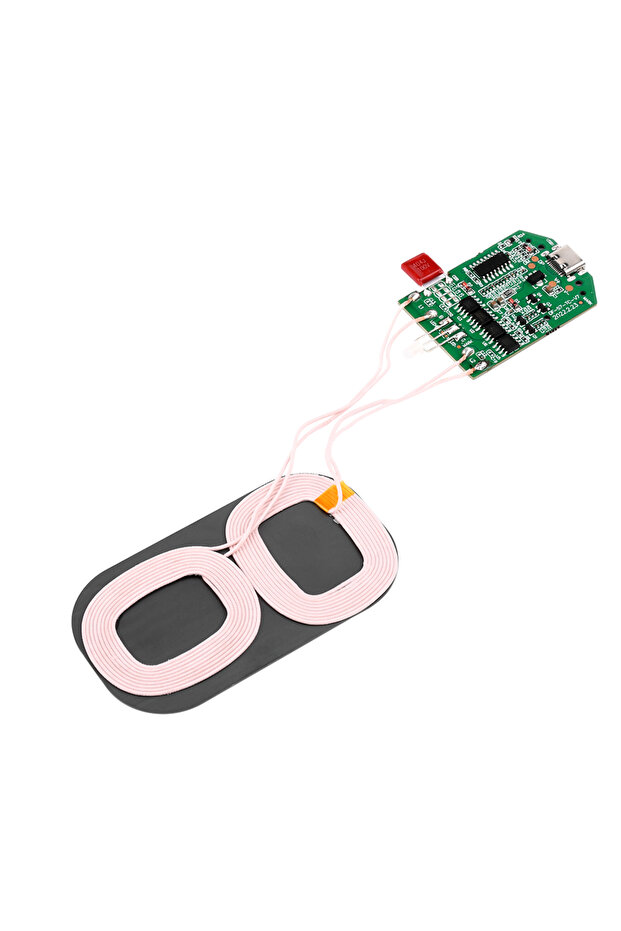Type-C 15W dual coil wireless charging module wireless charger PCBA multi-purpose home car equipment