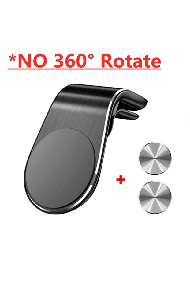 NO 360 Rotate-B 360° Magnetic Car Phone Holder Metal Air Vent Mount Stand For iPhone 16 15 ...