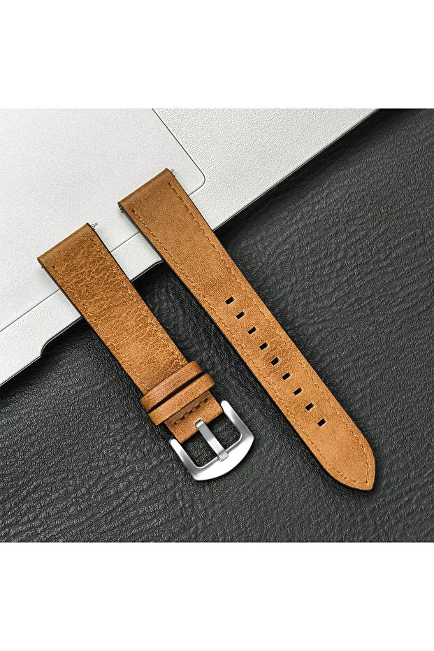 20mm YBrS 20mm 22mm Leather Strap for Watch7 6 5 4 40/44mm 6/4 Classic Replacement Bracelet ...