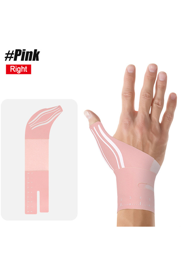 دعامة معصم وإبهام رفيعة للغاية من Pink-Right، جبيرة إبهام، مثبت إبهام الترايجر (قطعة واحدة)
