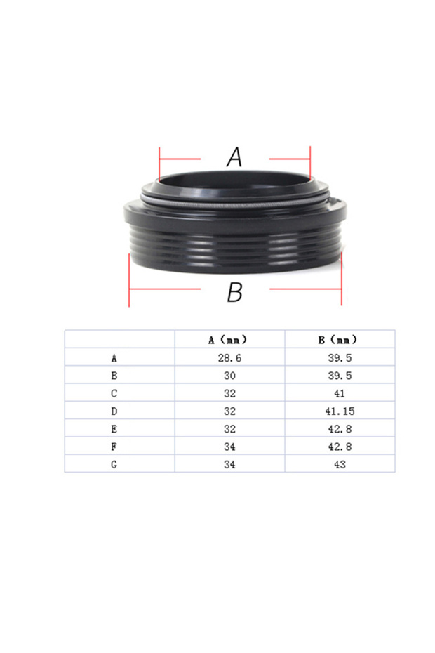 32x41mm 2pc Mountain Bicycle Fork Dusty Seal 28.6mm/30mm/32mm/34mm Dust Wiper Oil Seal Setting Dustp