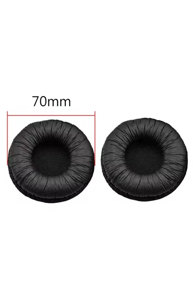 70mm earpads Ear Pads For Headphones Wrinkled Frog Skin Pad Headphone Sponge Leather Foam Covers Cus