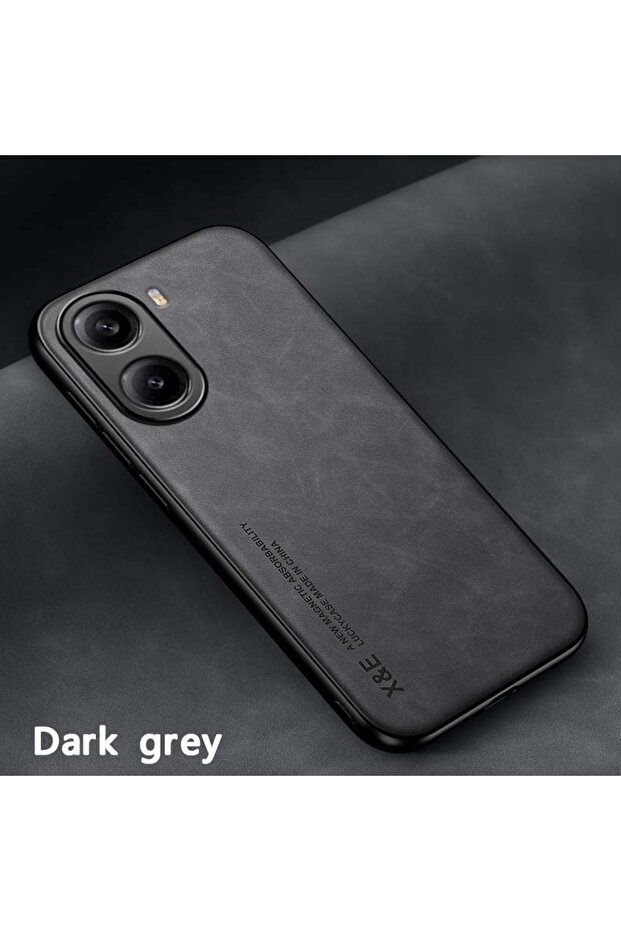 For POCO X7 Pro Dark Gray Shockproof Case for Mi Poco X7 Pro 5G Protective Cover Magnetic Car Holder