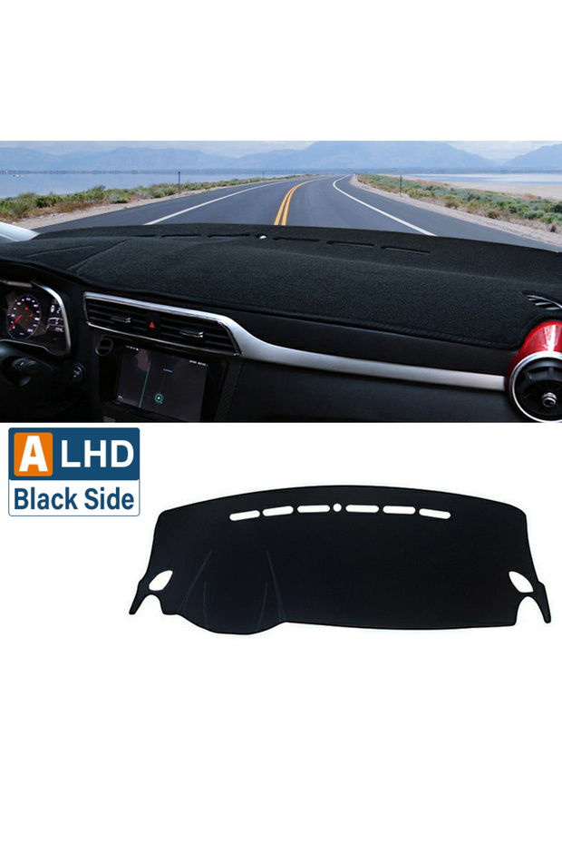 A Black Side LHD For MG ZS EZS EV 2017 2018 2019 2020 2021 2022 2023 2024 Car Dashboard Cover Dash M