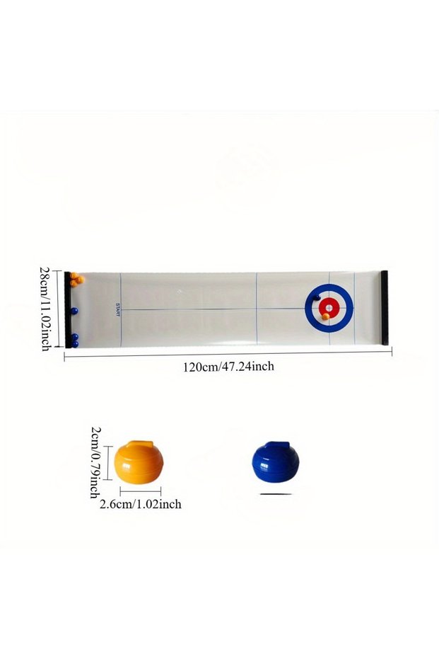 Curling table game Table curling games, family entertainment, family gathering board games, 8 balls
