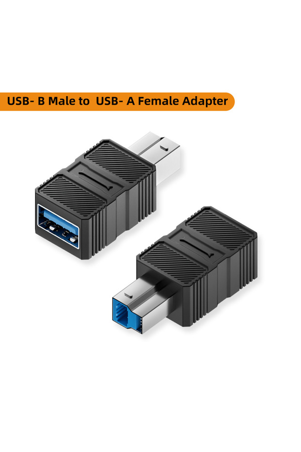 USB M to USB-B G USB B 3.0 Adapter USB B Male Connector Converter 5Gbps USB B to USB A/C Compatible