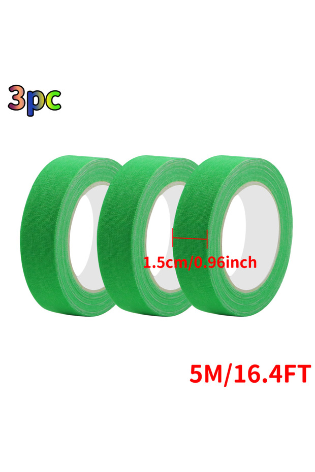 green UV Blacklight Reactive Fluorescent Cloth/Neon Gaffer Tape, Super Bright Spike Tape for Glow Pa