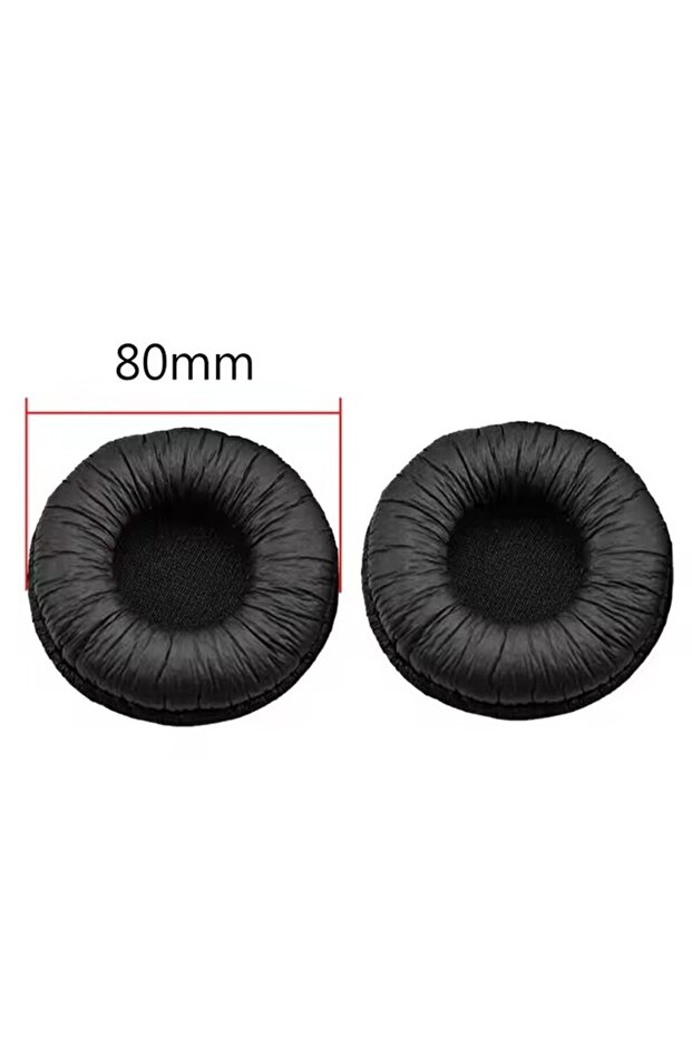 80mm earpads Ear Pads For Headphones Wrinkled Frog Skin Pad Headphone Sponge Leather Foam Covers Cus