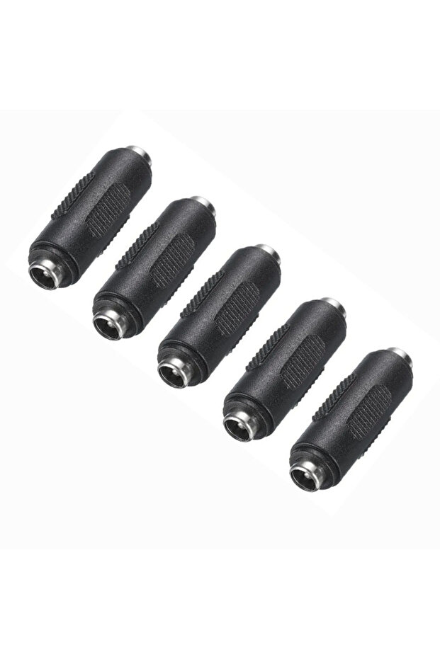 Line Connector 5 PCS Female 5.5x2.1mm DC Male Female Power Connector 12V/24V Adapter Jack Socket Plu