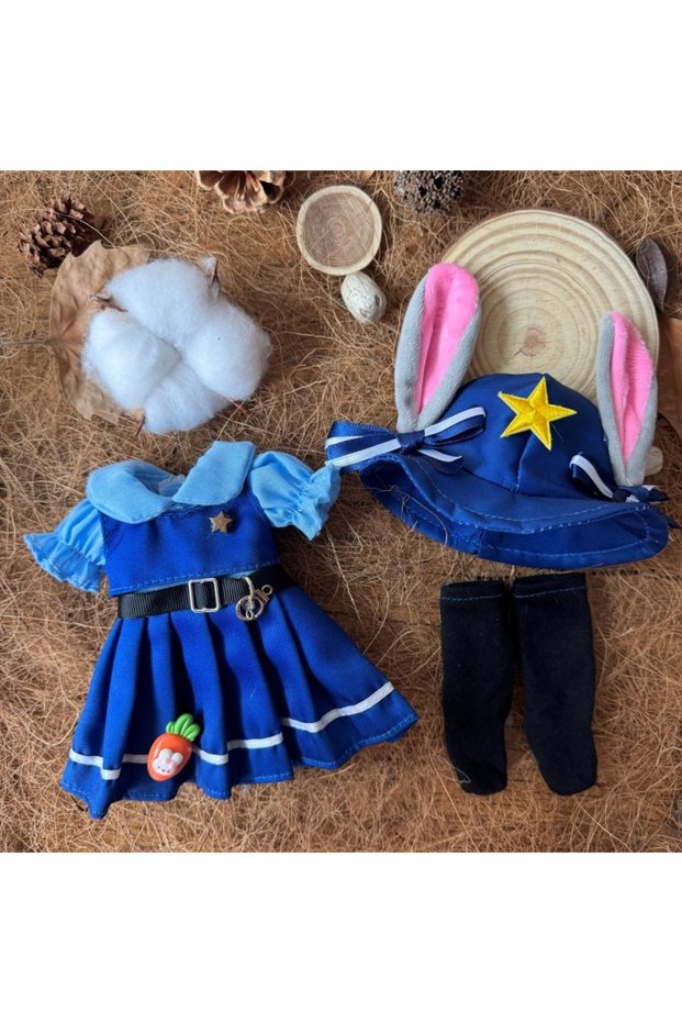 Suitable for 30cm Do Style 3 BJD Doll Clothes 30cm 1/6 Scale Winter Dress and Cute Hat Accessories f