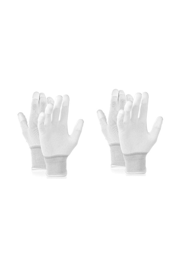 2 pair L Car Vinyl Wrap Gloves Nylon Anti-Static Carbon Film Stickers Install Window Tint Work Glove