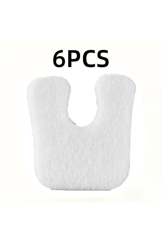 White-6PCS U-Shaped Felt Callus Pads Metatarsal Foot Pads Insert Pads Of Foot Cushion, Non-Slip Met