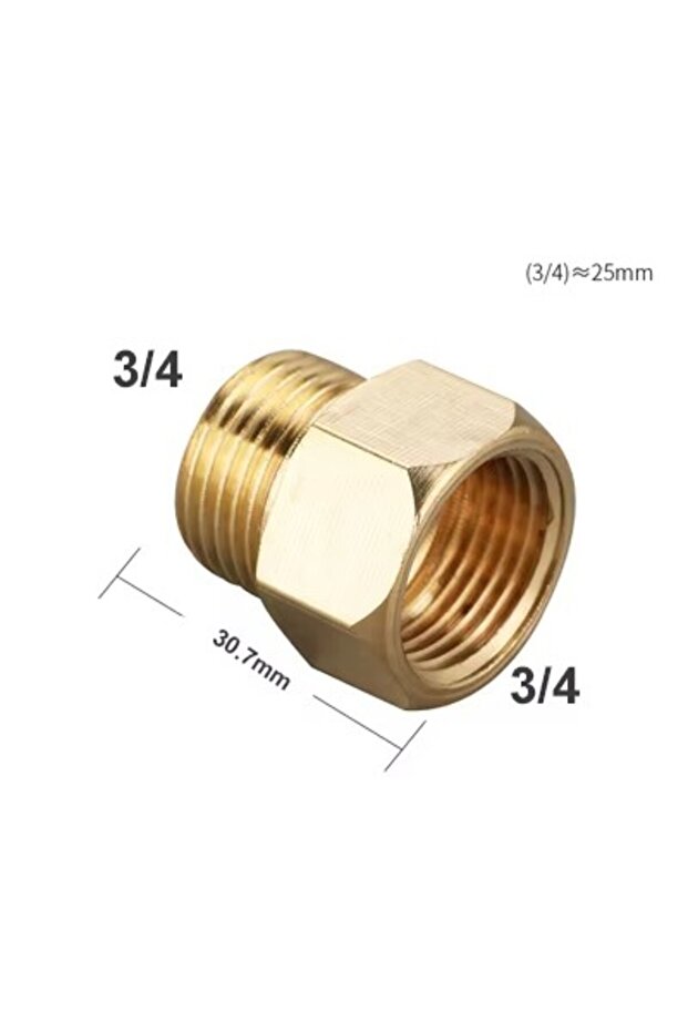 M6 To F6 1/8" 1/4" 3/8" 1/2" Male to Female Thread Brass Pipe Connectors Brass Coupler Adapter Threa