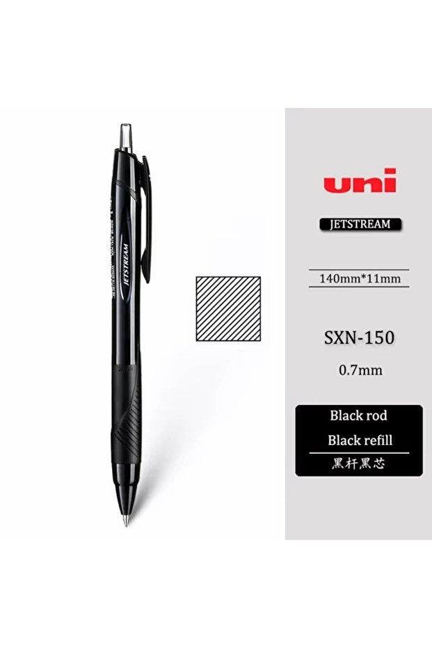0.7mm 1pcs Japan UNI Ballpoint Pen JETSTREAM Quick Drying SXN-150 Medium Oil Pen Multi-color 0.38/0.