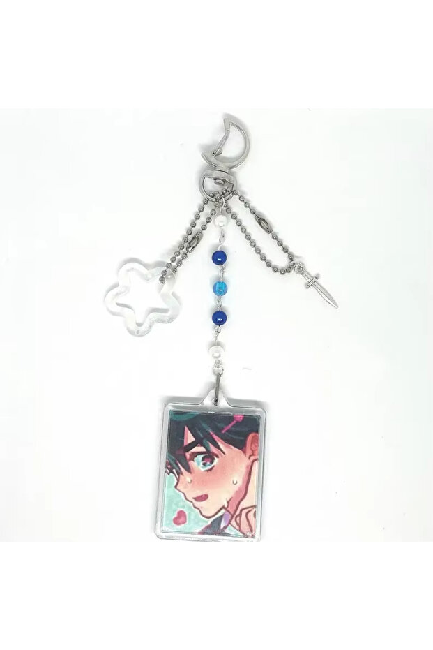 Ivan Alien Stage Handmade Matching Keychains Cartoon Figure Luka Mizi Hyuna and Ivan Phone Chain Bac
