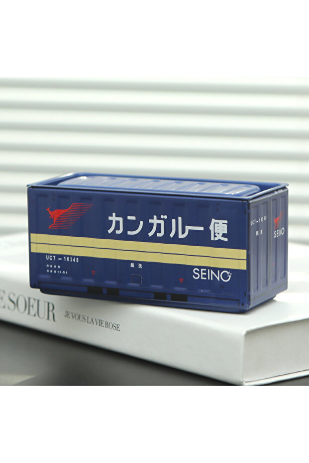 11.5x5x5.4cm TH029 Mini Iron Storage Box Miniature Storage Display Box Desktop Mini Container Model