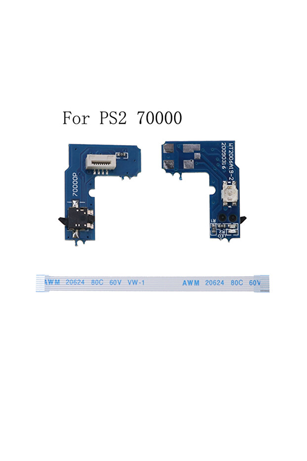 خط لوحة مفاتيح الطاقة JCD أزرق داكن 1 قطعة لجهاز PS2 70000/90000 لوحة تشغيل وإيقاف وإعادة تعيين لوحة مفاتيح