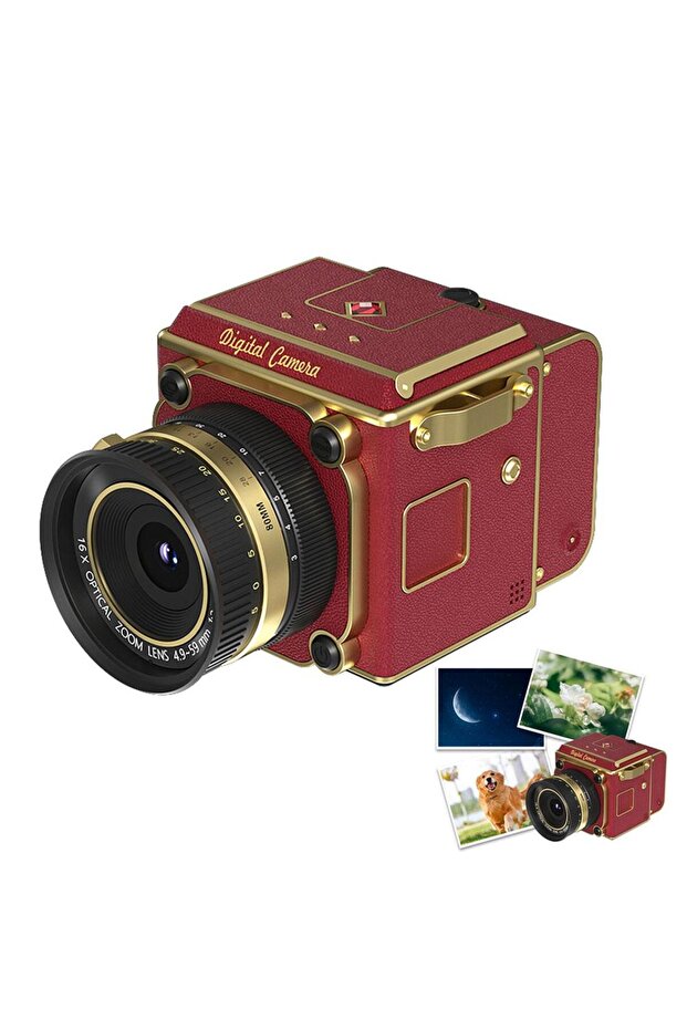 rod Retro Portable CCD 16X Digital Zoom Student-Friendly Simulation Double-Reflex Digital Camera For