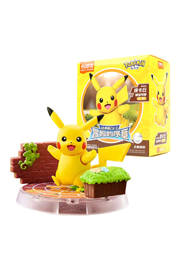Pikachu BLOKEES Original POKEMON Building Blocks Pikachu Charmander Psyduck Sprigatito Eevee Lucario