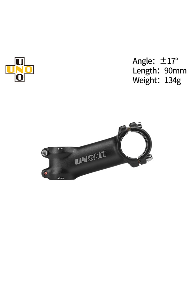 17degree 90mm UNO Bicycle Stem 7/17/35 Degree Mountain Bike Bridge 28.6mm 31.8mm 60/70/80/90/100/110