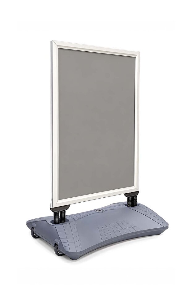 لوح رصيف إعلاني مزدوج الجوانب من Windpro B2 (50X70) رمادي