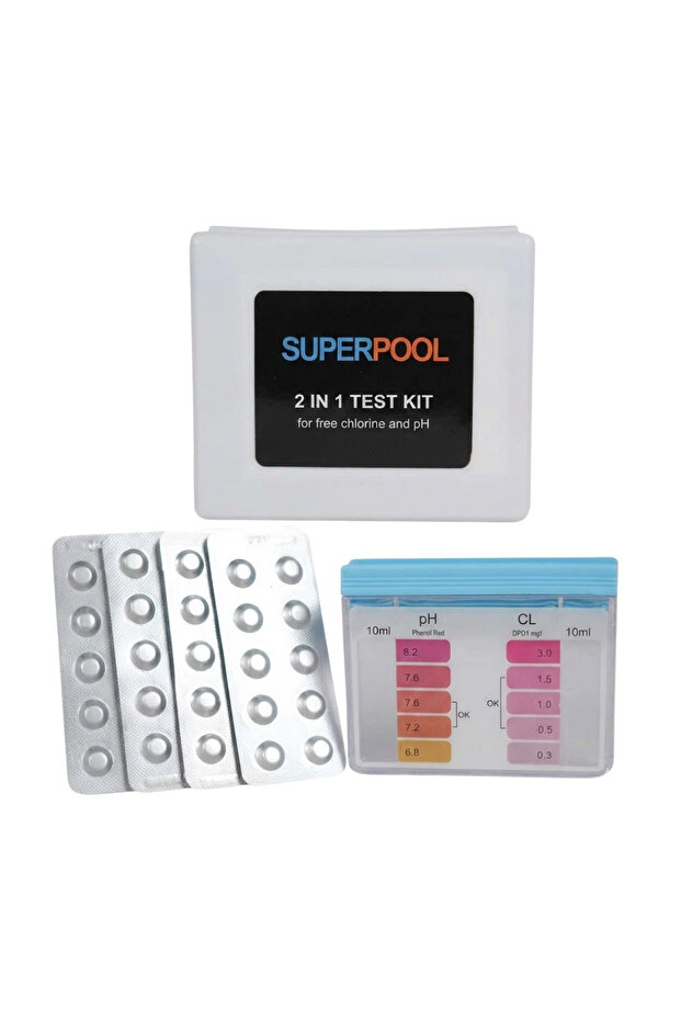 SUPERPOOL HAVUZ SUYU TEST KİTİ (TABLET)