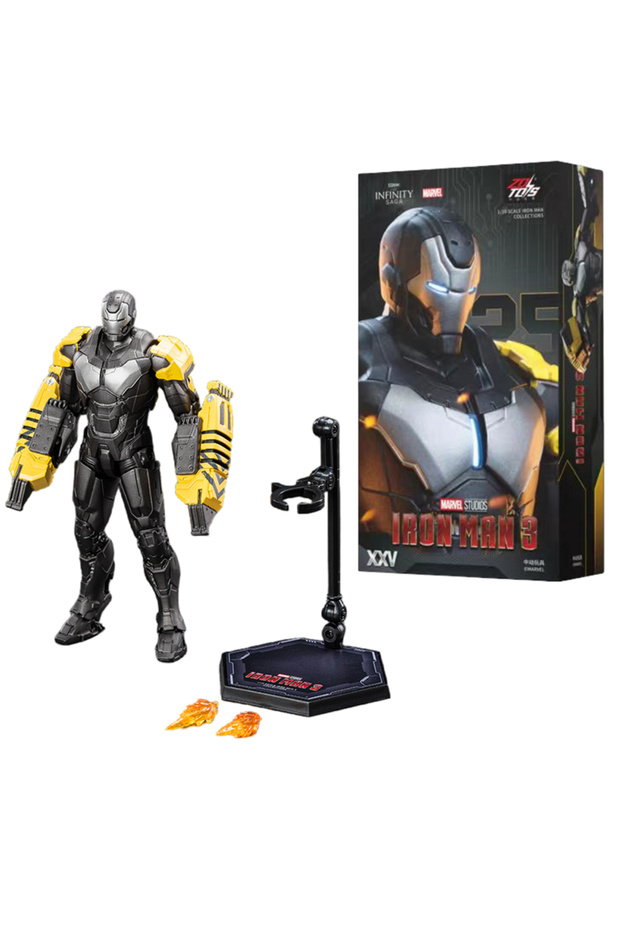MK25 ZD Toys Iron Man Action Figure Mark 35 Red Snapper Iron Man MK 24 MK 22 MK 47 Tony Stark Ironma