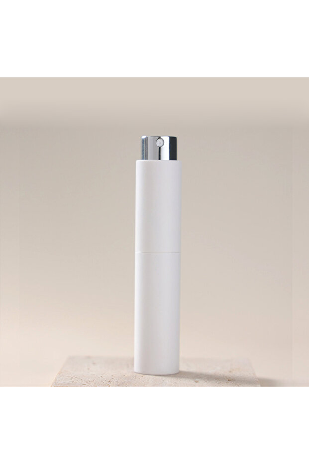 زجاجة عطر زجاجية سعة 10 مل، قطعة واحدة بيضاء، بخاخ عطر للسفر سعة 10 مل، حاوية كولونيا قابلة لإعادة التعبئة، موزع عطر فارغ