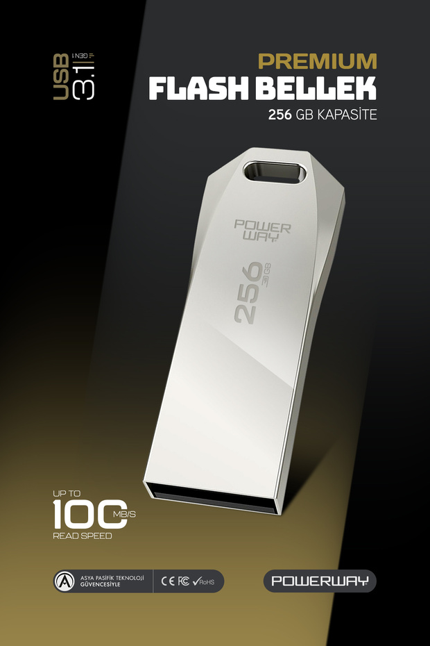 Premium 256 Gb USB 3.1 Metal Body Ultra Speed Flash Memory Data Traveler
