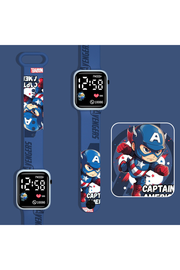 XDQ md Fashion Cartoon Spiderman Children Watches Girls Reloj Inteligente Para Niños Niña Reloj Digi
