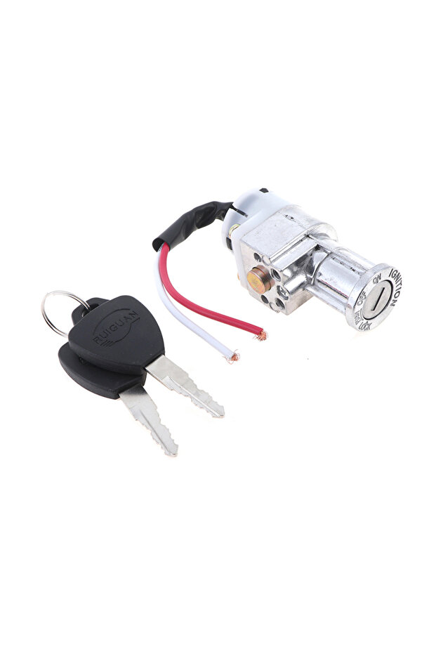 1pc New Universal Battery Chager Mini Lock with 2 keys For Motorcycle Electric Bike Scooter E-bik...