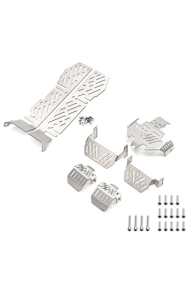 1 set 1/10 RC Crawler TRX - 4 Upgrade! Heavy - Duty Stainless Steel Chassis Armor Protection Anti -