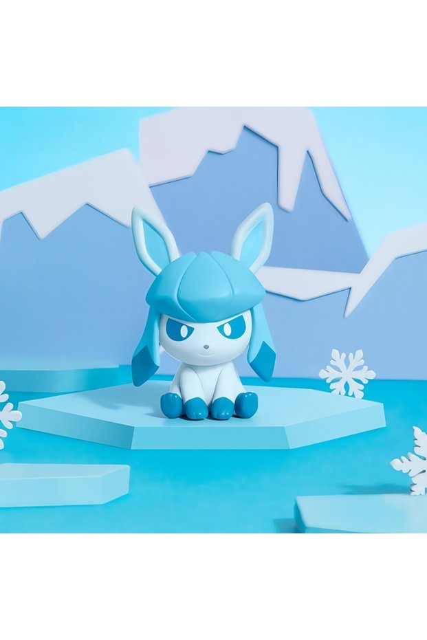 Glaceon Pokemon Anime Poke Ball Action Figures Mini Dolls of Dragonite Sylveon Gengar Vulpix by Genu