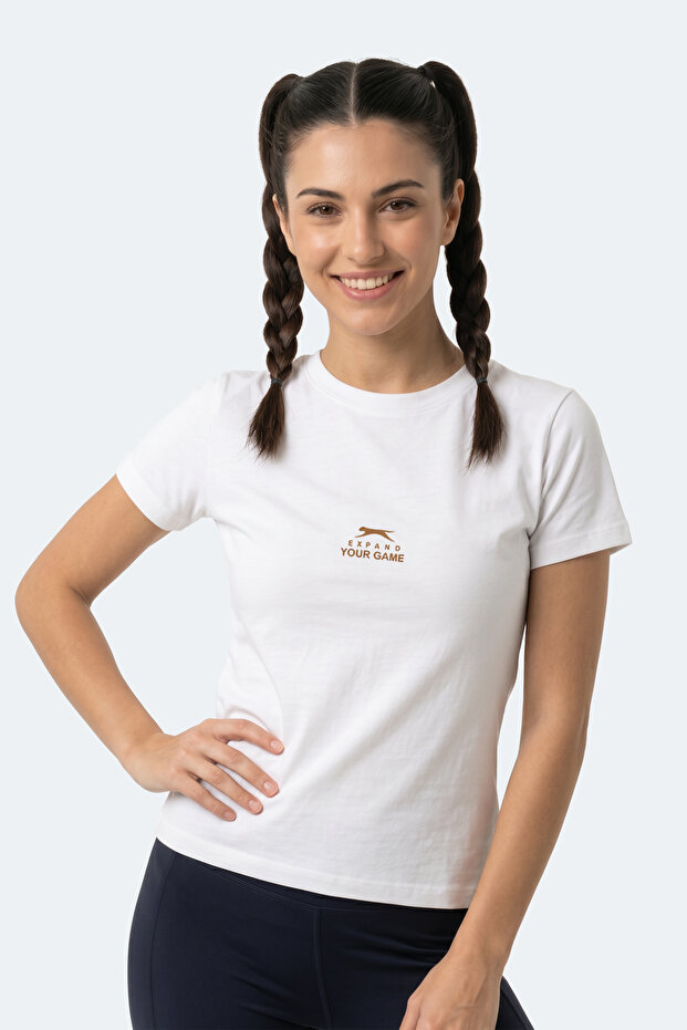 Kosta Women's Printed Ecru T-Shirt