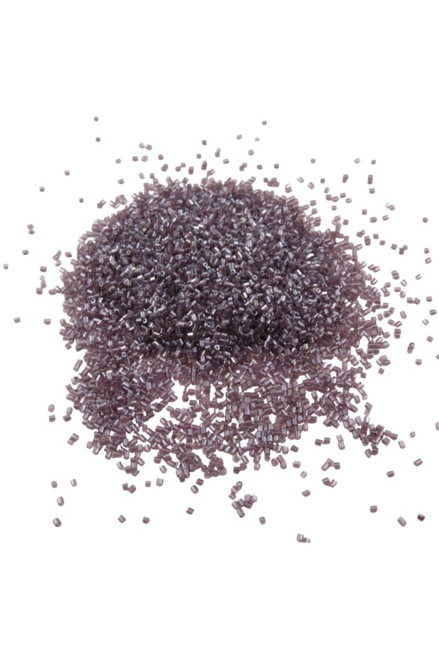 Cut Beads Dark Lilac 2X1.5 mm (100 Gr 4000 Pieces)
