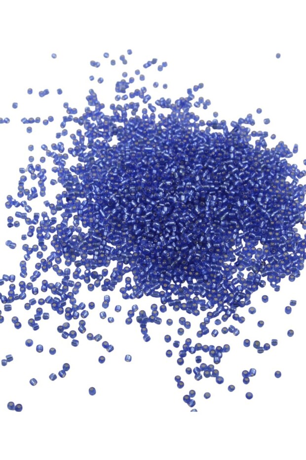 08 Sand Parliament Blue Beads 3 mm (100 Gr 6000 Pieces)