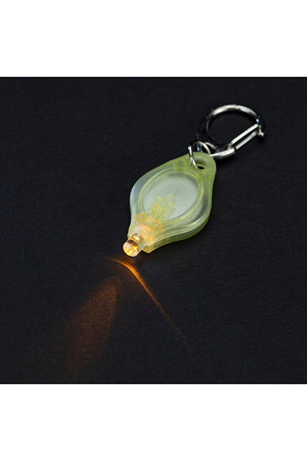 1-pcs Yellow-Yellow light 1/10/50/100pc/Mini LED Keychain Light White Red Yellow Green Blue Purple L