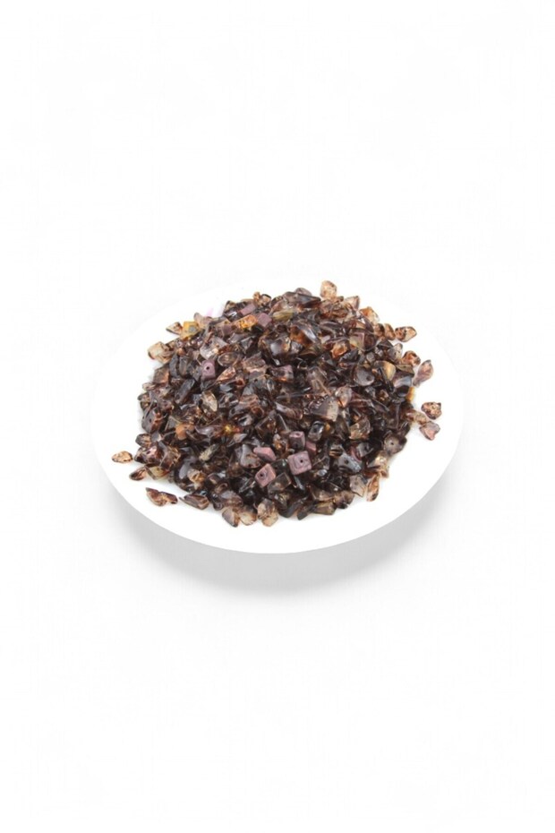 Coffee Transparent Broken Stone Beads (150 Pieces)