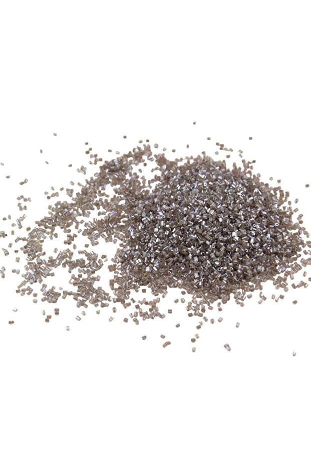 Cut Beads Crystal Brown 2X1.5 mm (100 Gr 4000 Pieces)