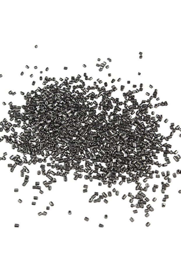 Cut Beads Anthra Coated 3X2 mm (100 Gr 4000 Pieces)