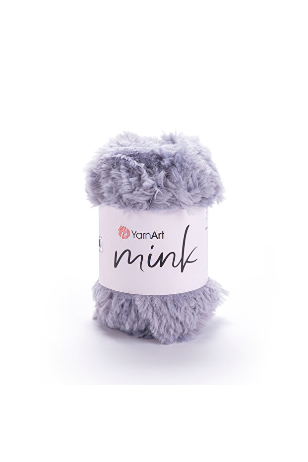 Mink - Feathered Hand Knitting Thread Light Gray-334