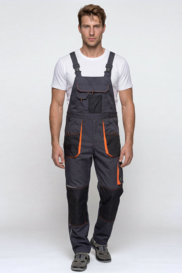 Emerton Gardener Overalls Black