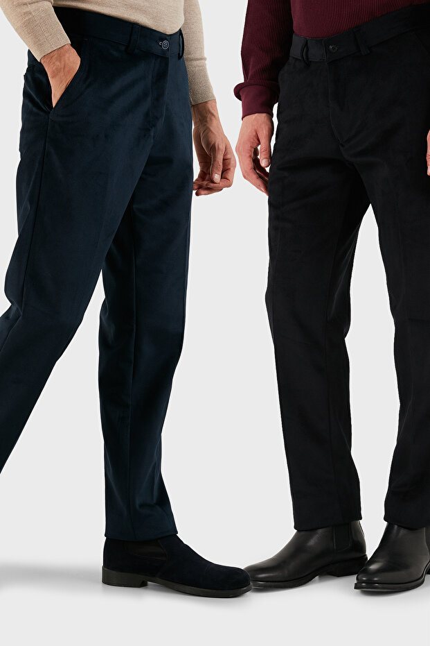 Normal Bel Regular Fit Straight Leg 2-Pack Velvet Trousers Men's Velvet Pants 645Merlins2