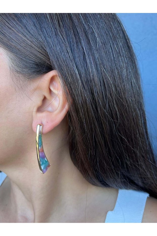 Pastel Colored Sword Earrings