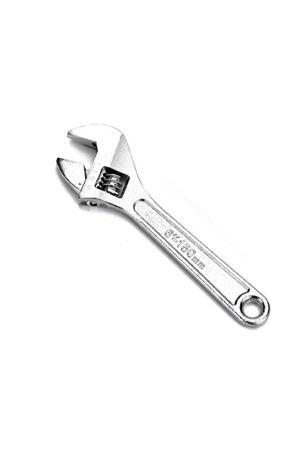 6inch 1pcs 6 Inch Adjustable Wrench Large Opening Long Handle Universal Spanner Carbon Steel Mechani