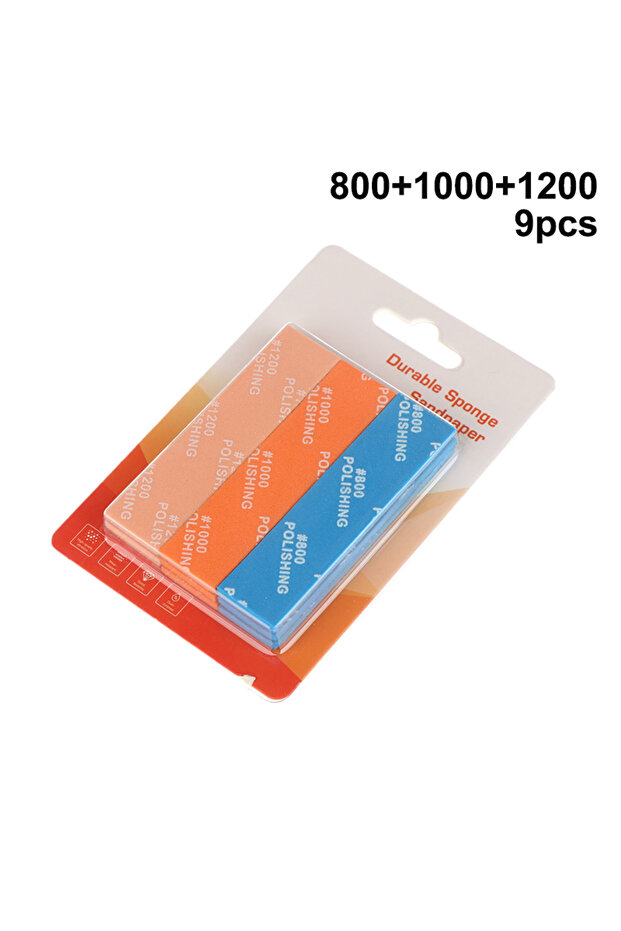 800 1000 1200 9pcs 9Pcs For Assembling Model Build Tools Hobby DIY MS-E400~1200 Semi-rigid Sanding S